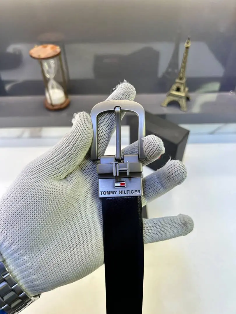 Tommy Hilfigar Grey Belt Fa 846 - Image 3
