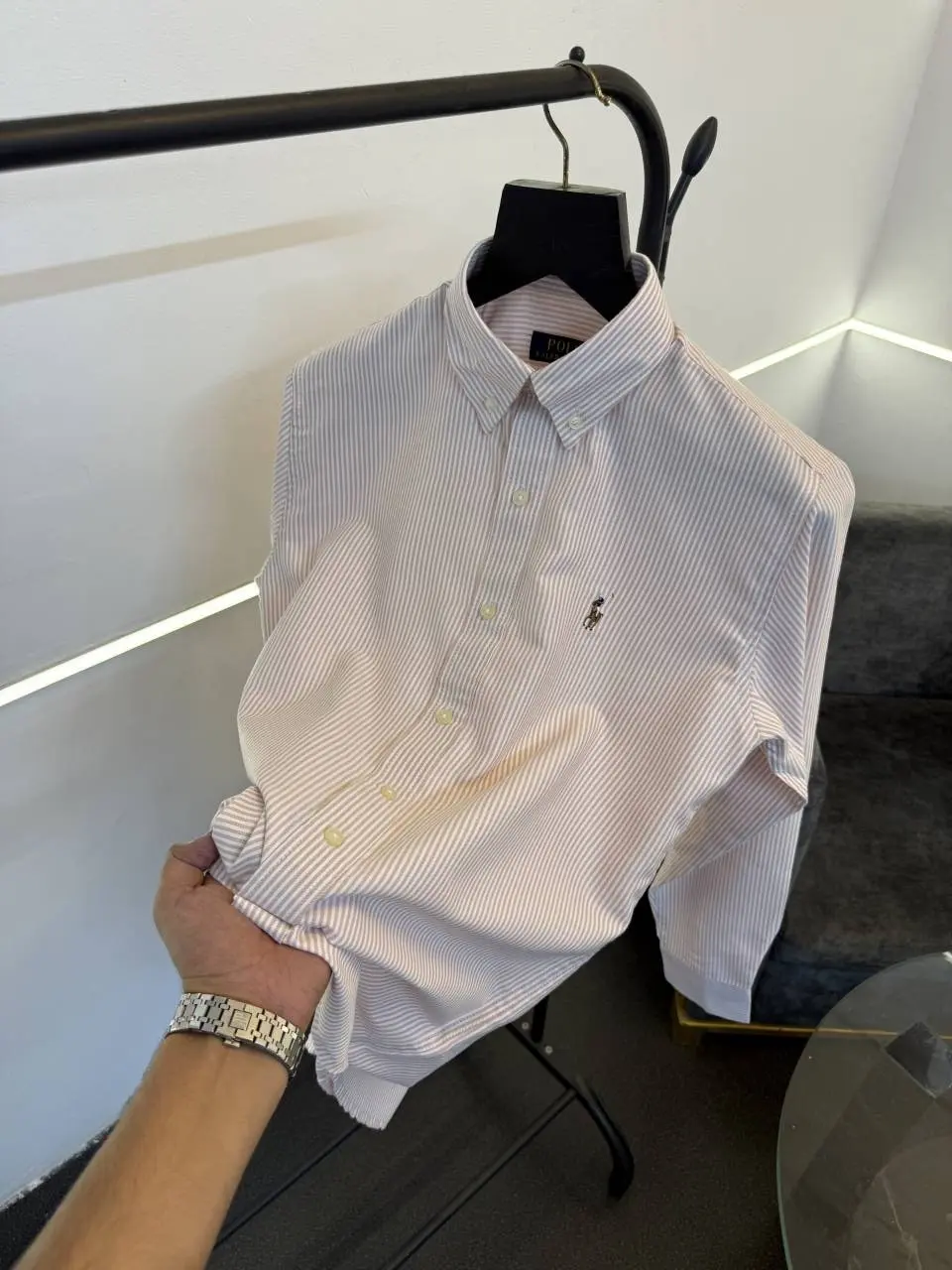 Ralph lauren light pink imported oxford lining shirt - Image 2
