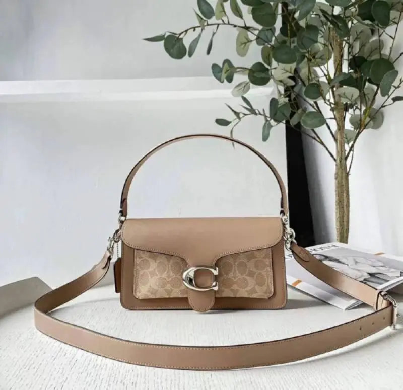 Coach Tabby 26 Shoulder Bag With OG Box & Dust Bag (Beige Cream-847)
