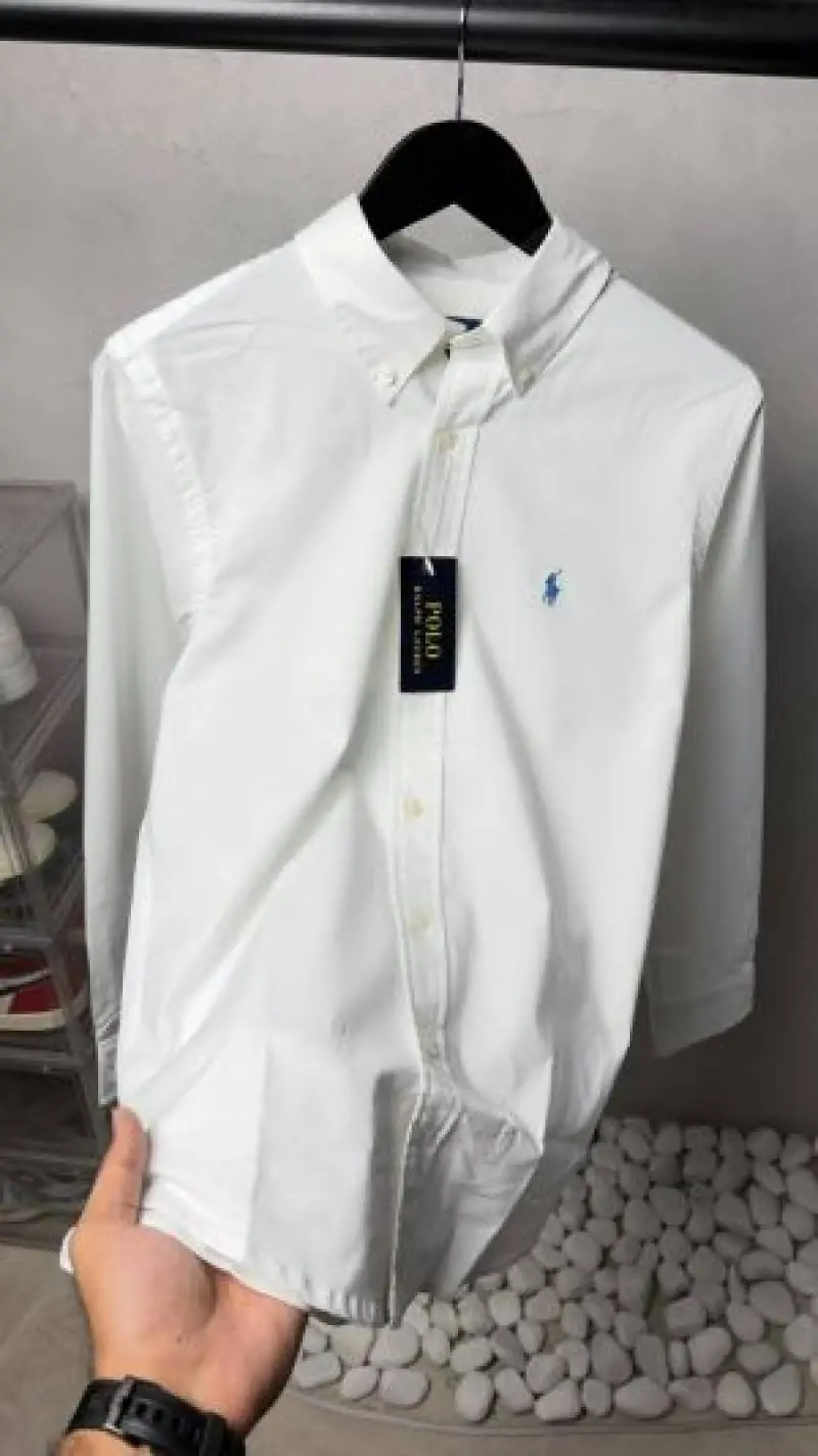 Ralph Lauren Premium Cotton Lycra Shirts 2574 - Image 2