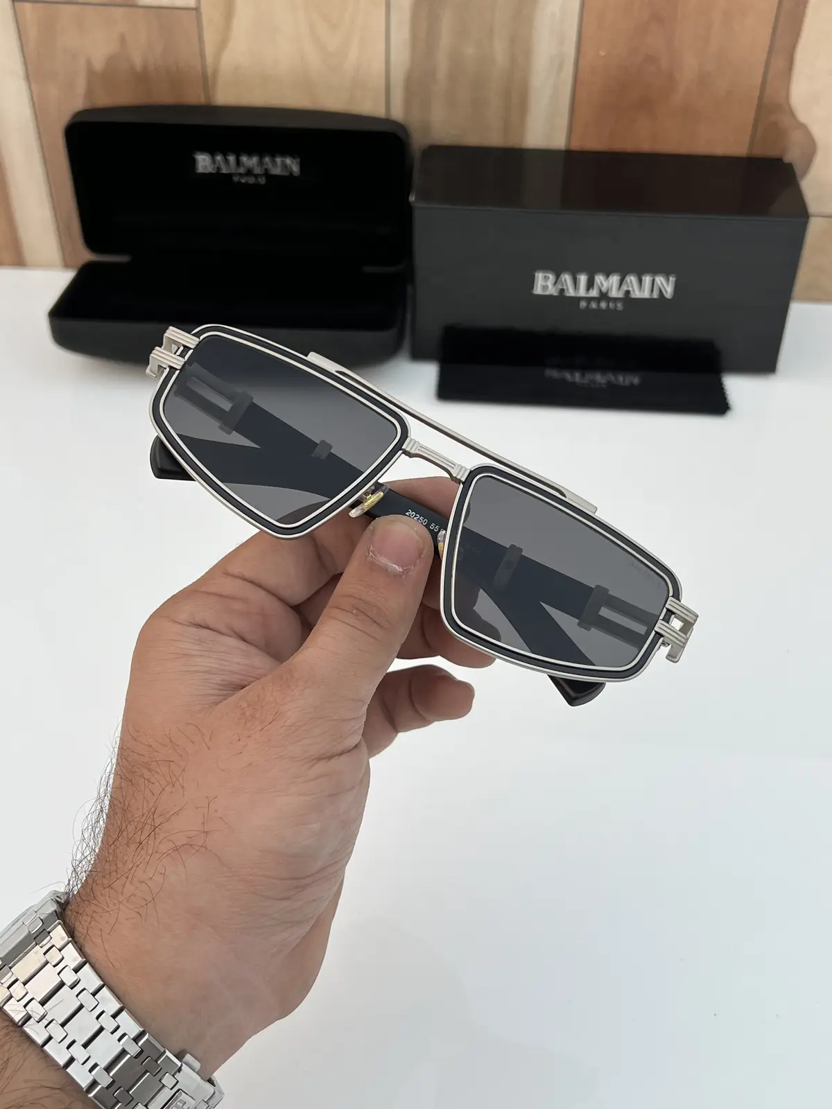 Balmain 20250 silver black - Image 5