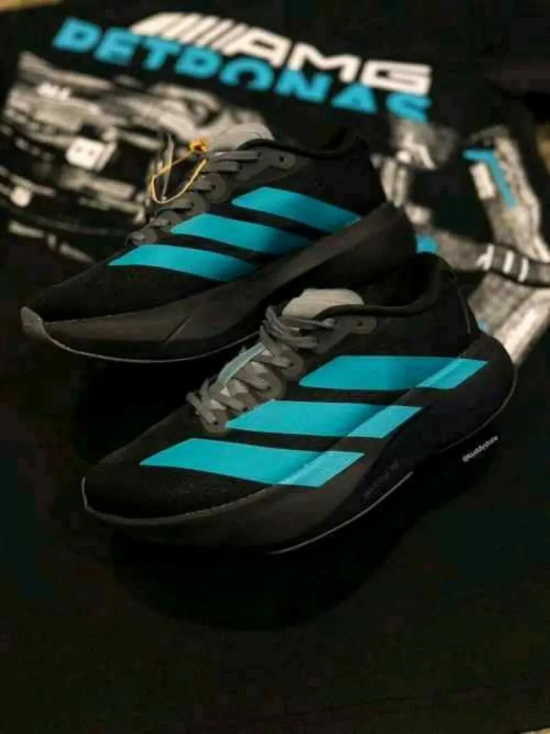 Adidas Adizero Evo SL Black Pure Teal 1115 - Image 2
