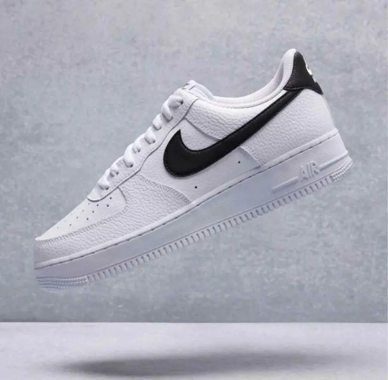 Nike Airforce 1 Low White Black - Image 2