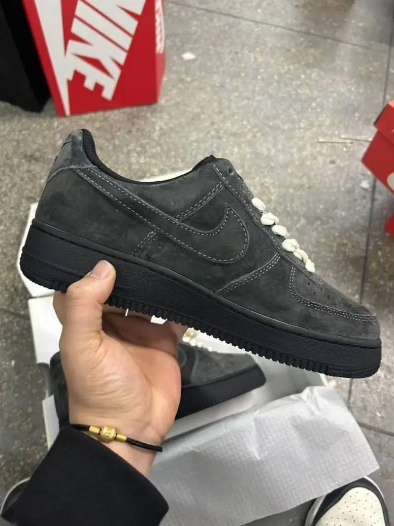 Nike AirForce 1 Low Grey White - Image 3