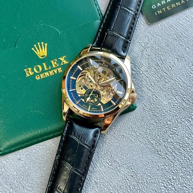 Rolex Leather Automatic BlackGold - Image 2