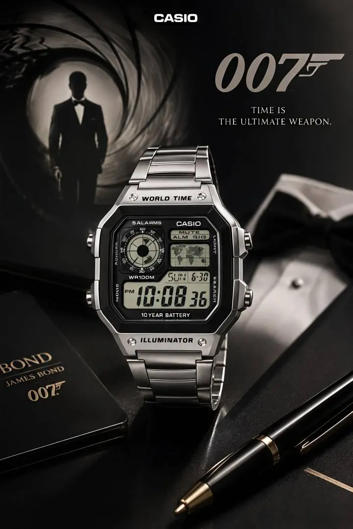 Casio illuminator AE 1200 WHD 1AV J1868 - Image 8