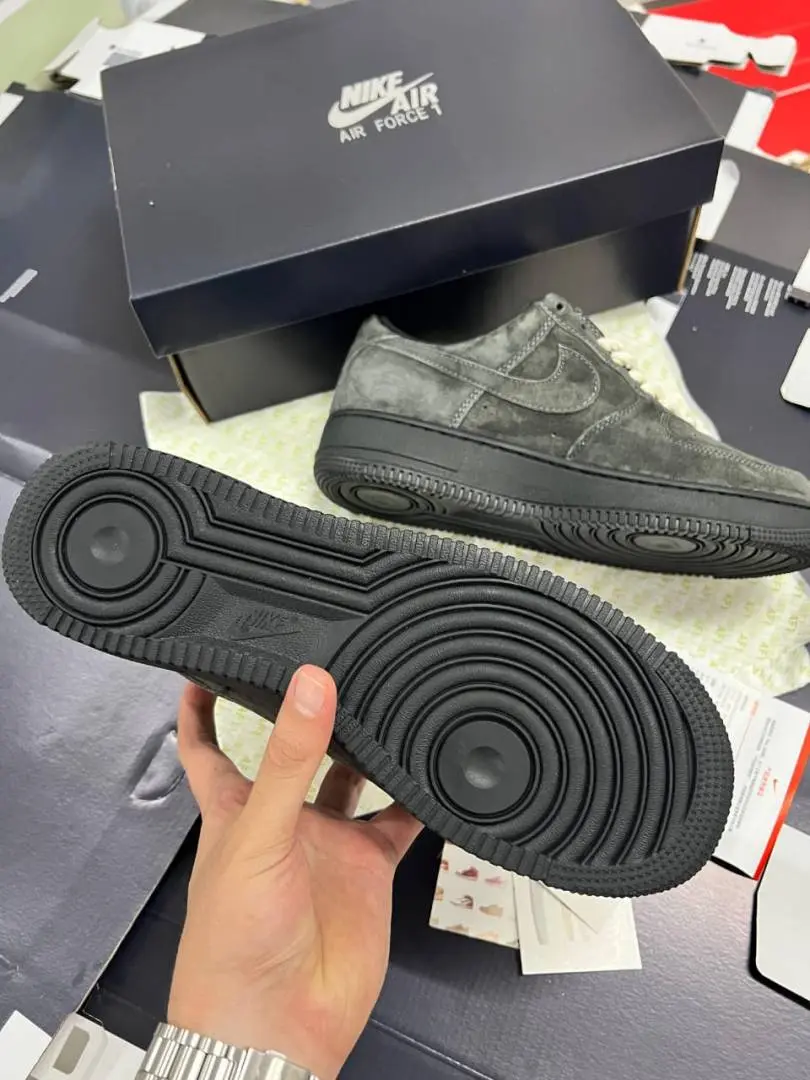 Nike AirForce 1 Low Grey White - Image 4