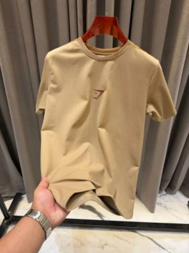 Gymshark Round Neck T-shirt Beige - Image 3