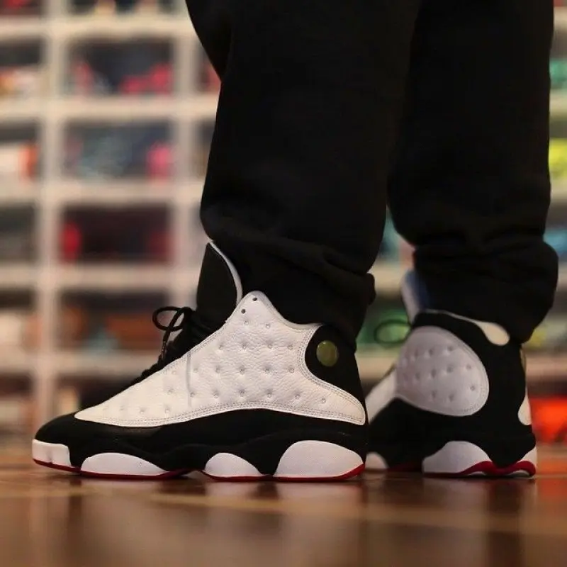 Nike Air Jordan Retro 13 White Black 785 - Image 3