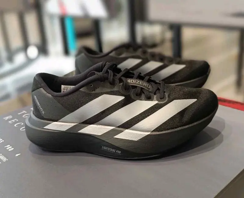 Adidas Adizero EVO SL Black Silver - Image 10
