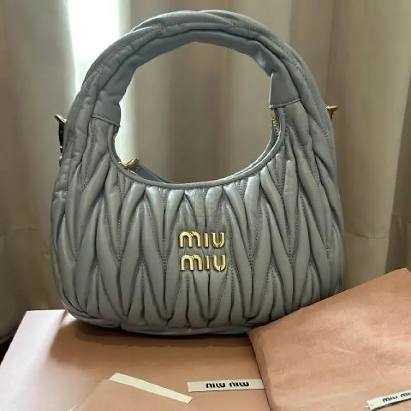 Miu Miu Matelasse Hobo Bag With Original Box Packing - Image 8