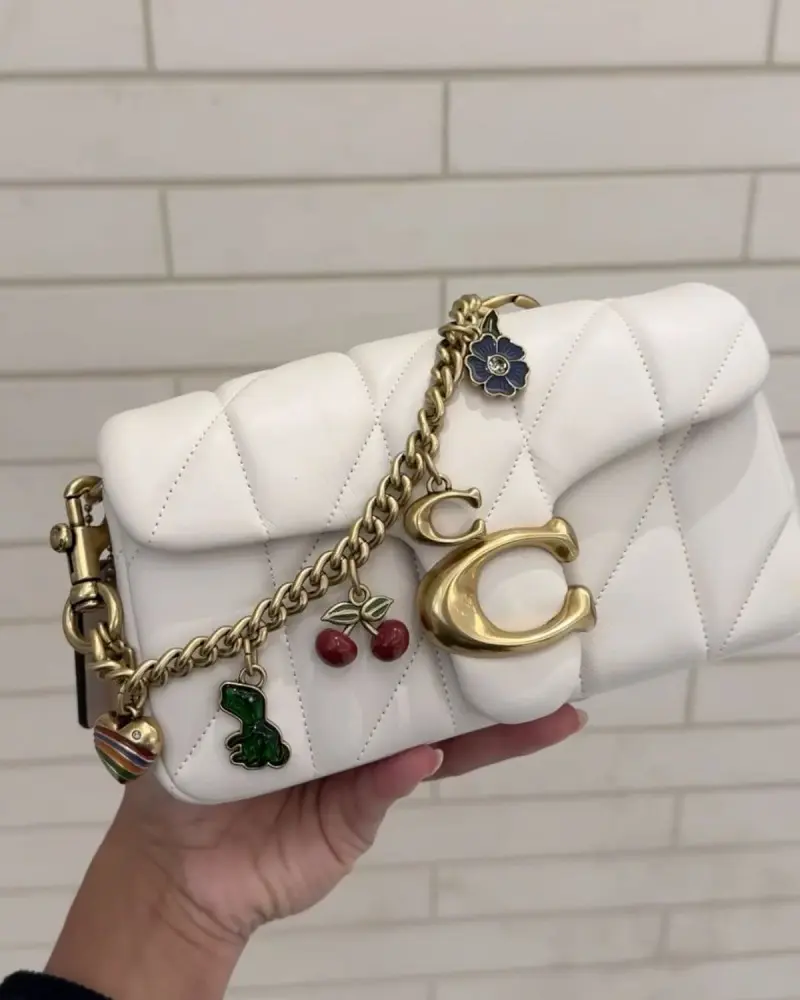 Coach Motif Bag Charm With Original Box NORETURN - Image 6