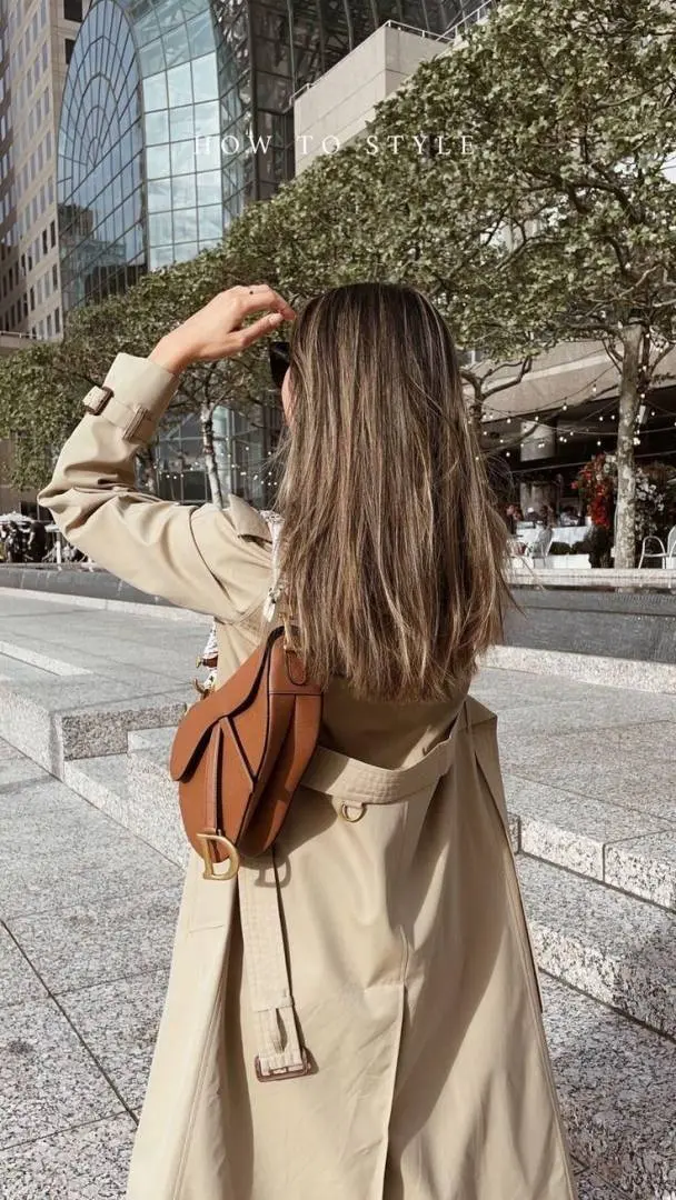 Dior CB Saddle With OriginalBox CarryBag Tan-Brown Leather - Image 3