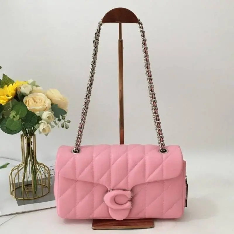 Coach Tabby 20 Shoulder Bag With OG Box & Dust Bag (Pink Purple-948) - Image 2