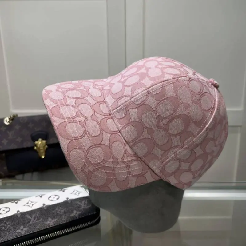 Coach Signature Jacquard Baseball Unisex Cap With Safety Box - Image 3
