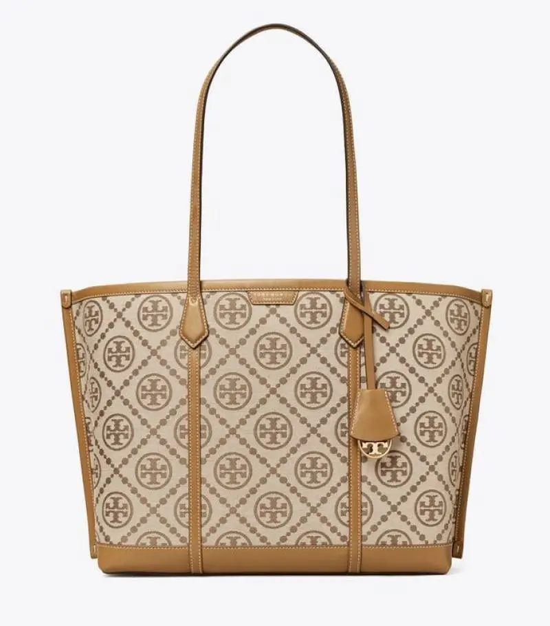 Tori Burch T Monogram Jacquard Tote With DustCover - Image 2