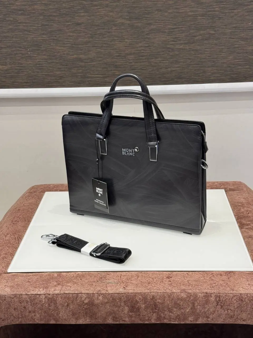 Mont Blanc Premium Laptop Bag X Office Bag M610 Black