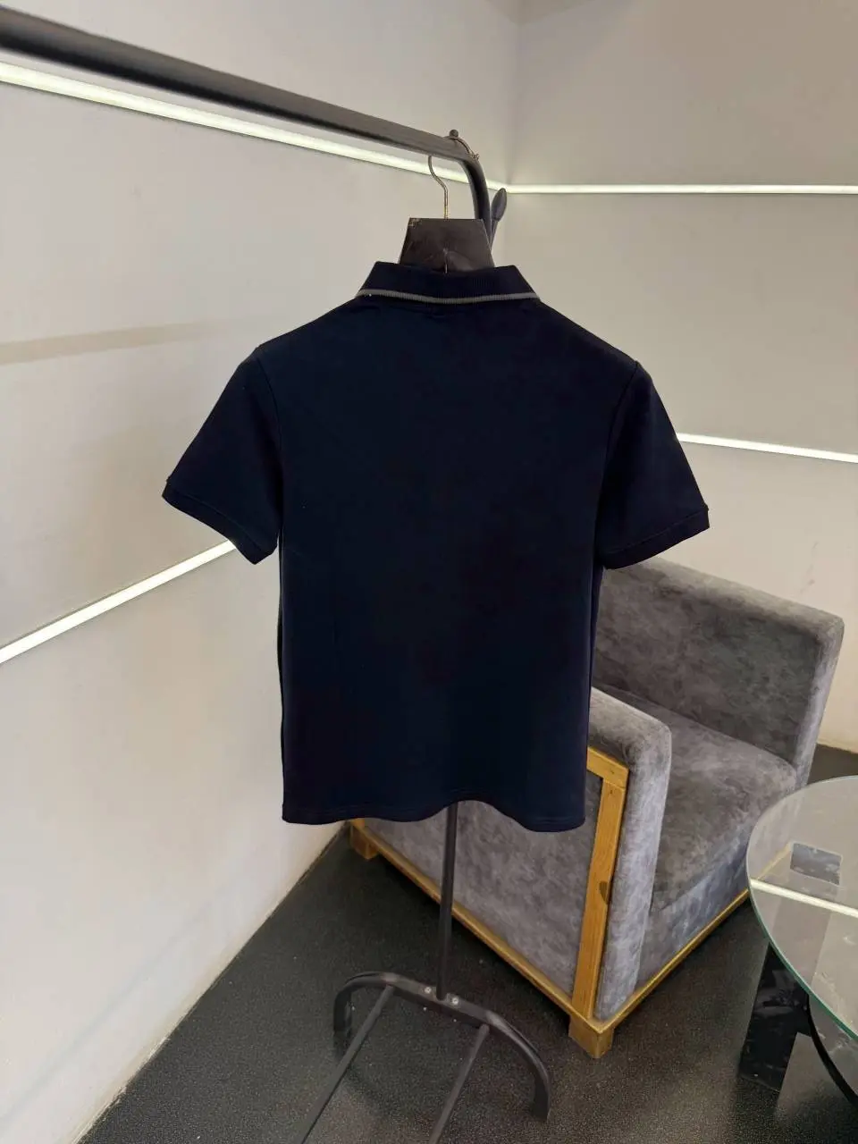 Hugo bos imported quality polo tshirt navy blue - Image 3