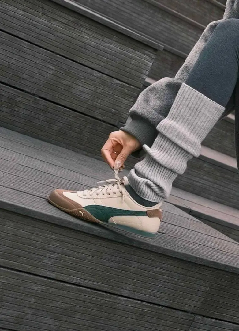 Puma BELLA UT BEIGE GREEN - Image 5