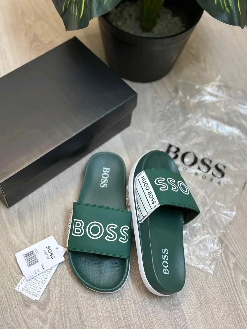 Hugo Bos Soft Cusion Premium Green Flip Flop - Image 2