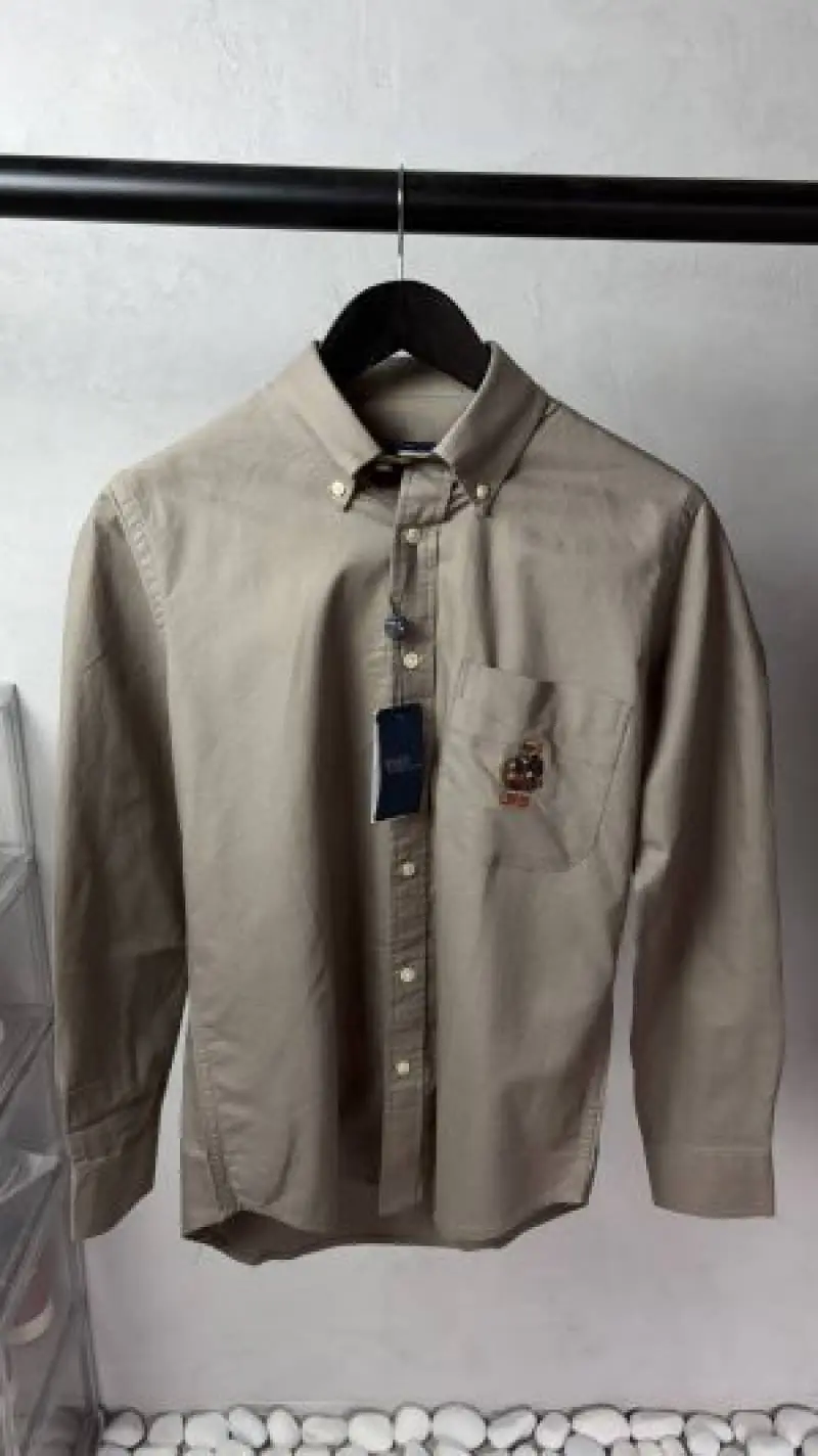 Ralph lauren premium bear logo shirt 1261 - Image 2