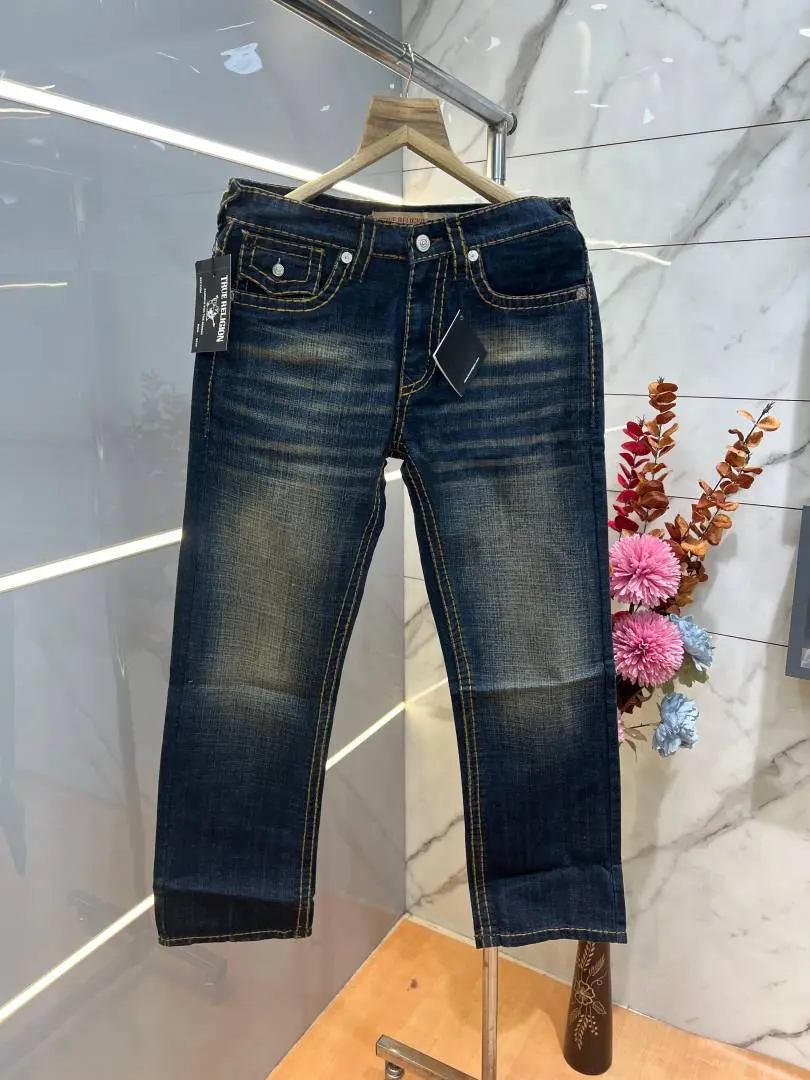 True Religio n Straight Fit Premium Imported Stretchable lycra fabric Denim with back flap pocket Design 3710