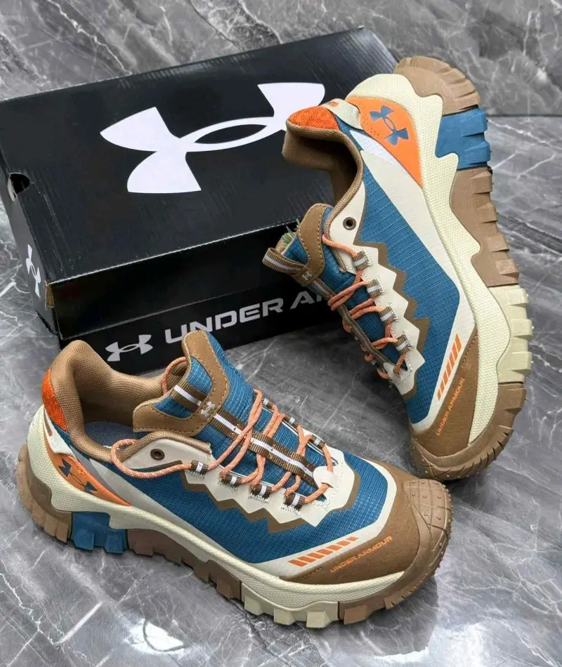 Under Armorr Athletic Hiking Bayou Orange Cantaloupe Gum Tan 1191 - Image 3