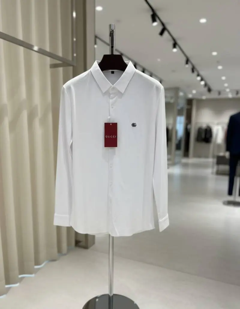 Gucci IMPORTED TRENDING KOREAN SHIRT WHITE