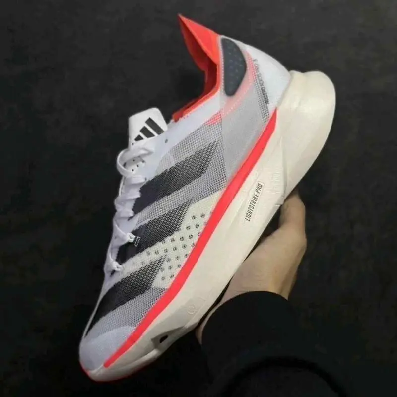 Adidas Adizero Adios Pro 3 Cloud White Solar Red 1248 - Image 2