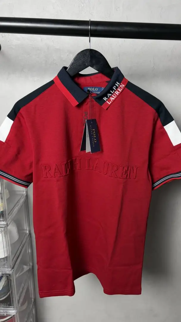 Ralph Lauren Embossed Signature Polo T-Shirt With OV Box1315 - Image 4
