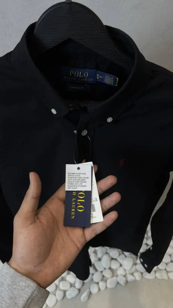 Ralph Lauren Polo Black Oxford Shirt 1007 - Image 4