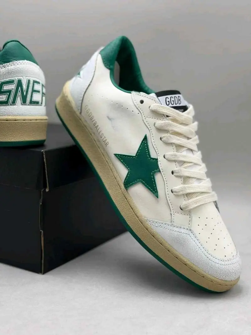 Golden Goose Ballstar WhiteGreen sneakers 479 - Image 7