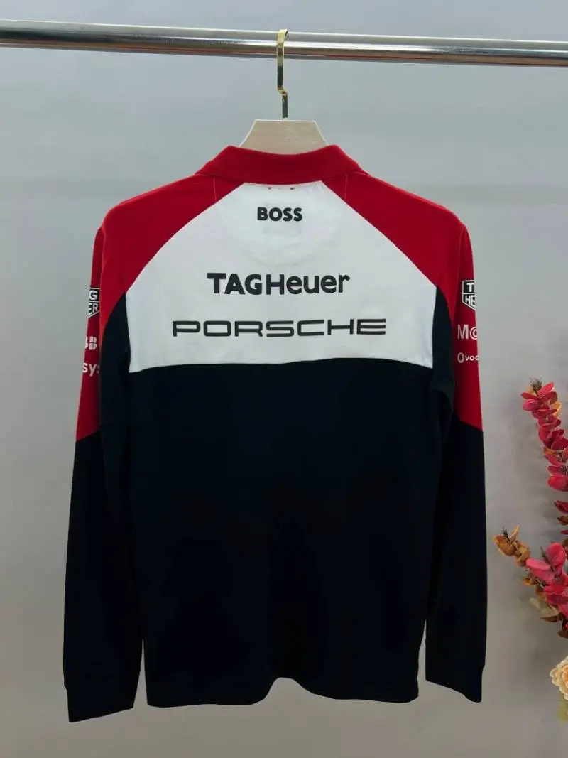 PORSCHE xBOSXS IMPORTED STORE ARTICLE POLO T-SHIRTxx - Image 3