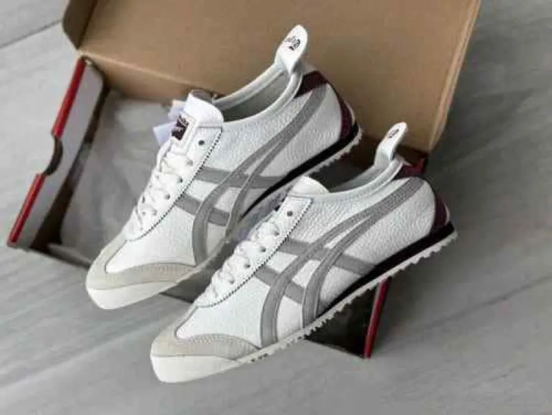 Onitsuka Tiger Mexico 66 Grey White Berry 1940 - Image 2