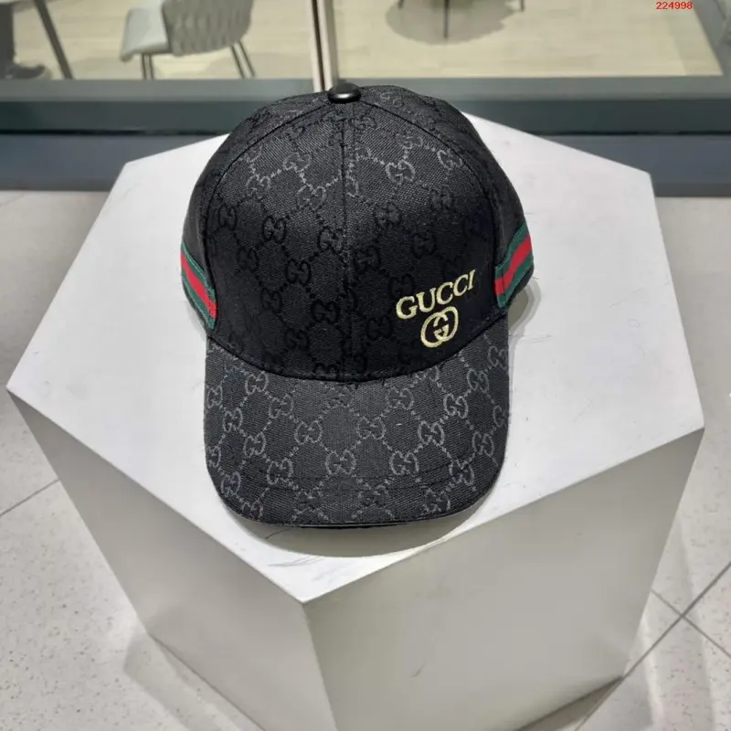Gucci GG Harmosas Black Premium Unisex Cap (With Box) - Image 2