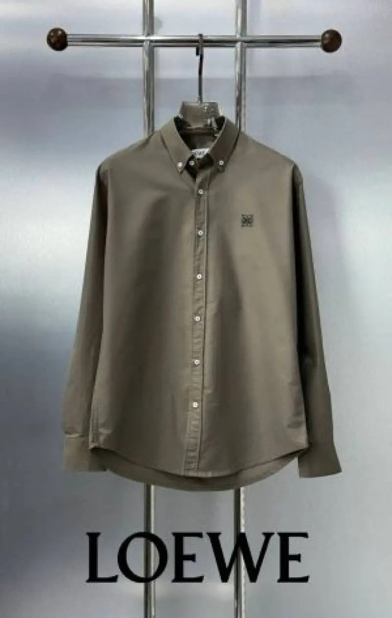 Loewe Chest Logo Full Sleeves Shirt