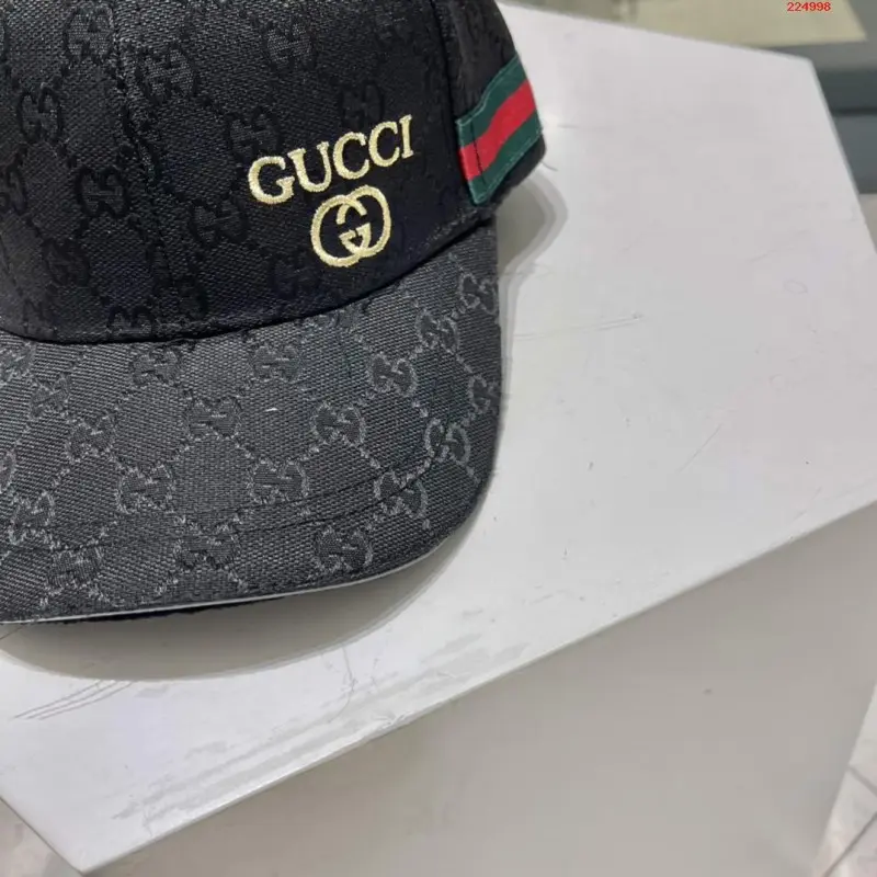 Gucci GG Harmosas Black Premium Unisex Cap (With Box) - Image 3