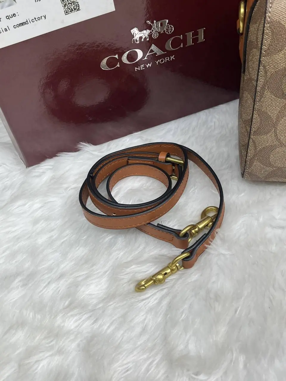Coach Rowan Large Boston Bag With OriginalBox DustCover - Image 5