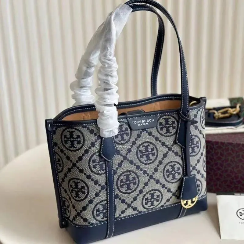 Tori Burch Mini Jacquard Tote With OriginalDustCover - Image 4