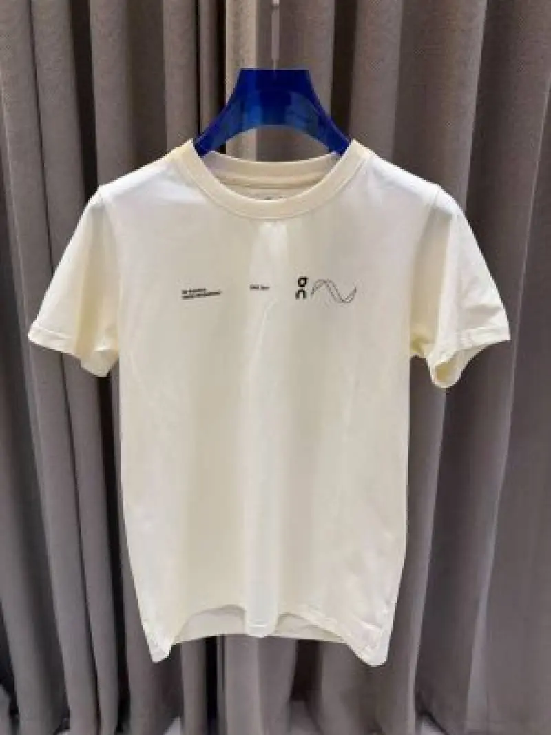 On Cloud Round Neck T-shirt Cream - Image 2