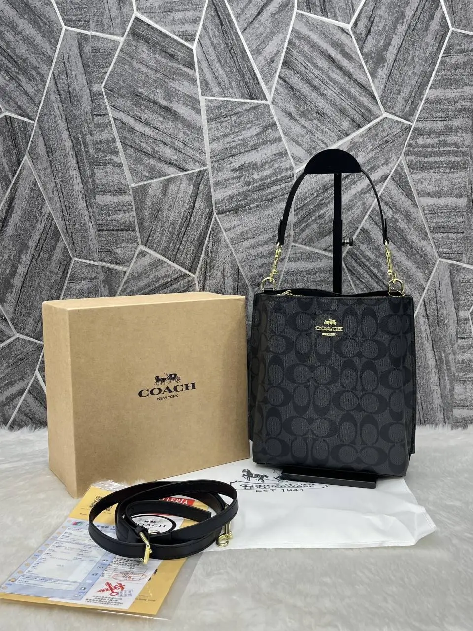 Coach Bucket Bag With Original Box
