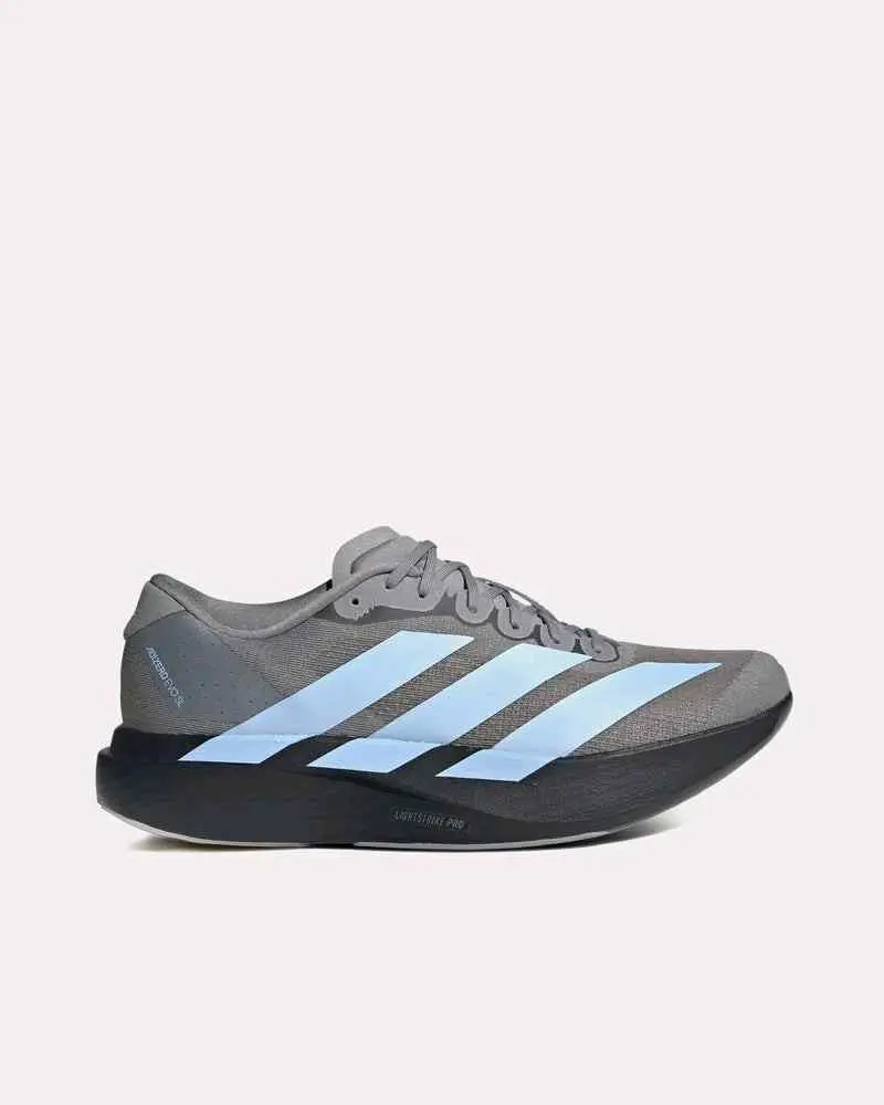 Adidas Adizero Evo SL Grey Three Glow Blue 1293 - Image 2