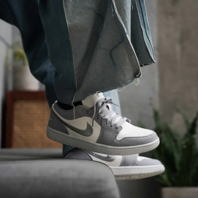 air jordan 1 low light steel grey sale - Image 7