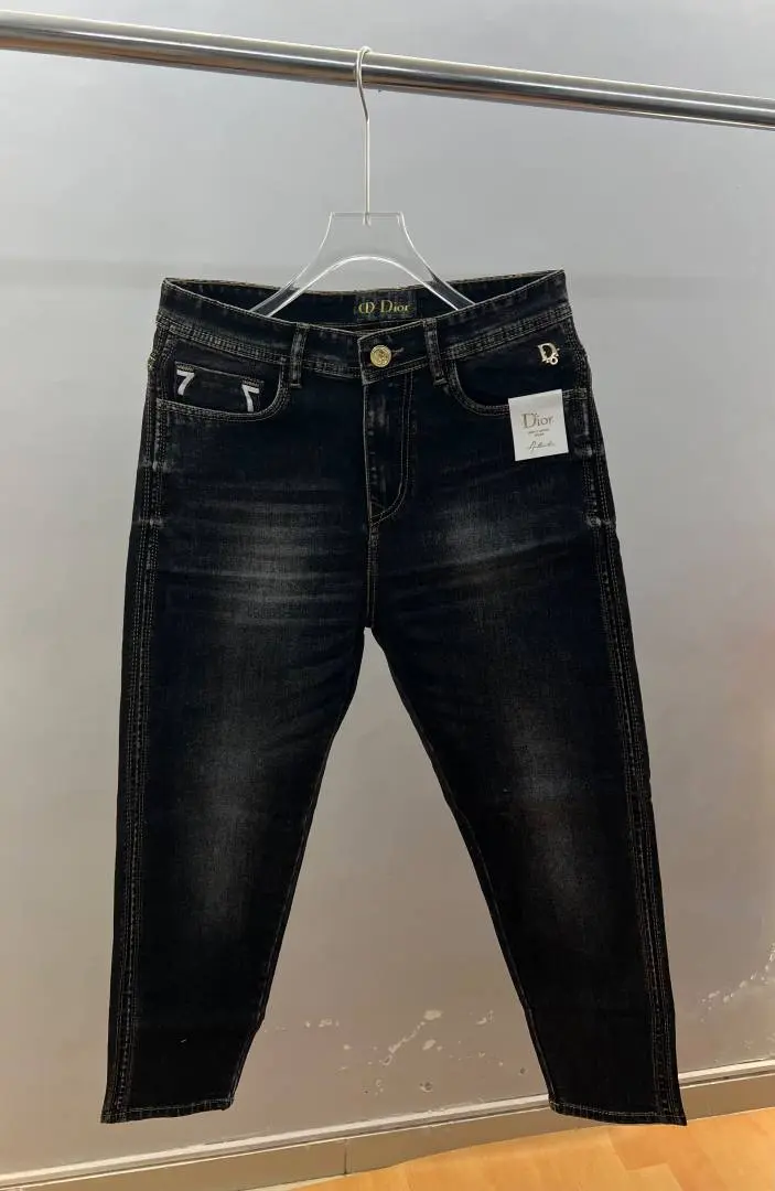 Christian Dio Premium Regular fit Denim with back pocket Logo Sale Offer 2388 - Image 3