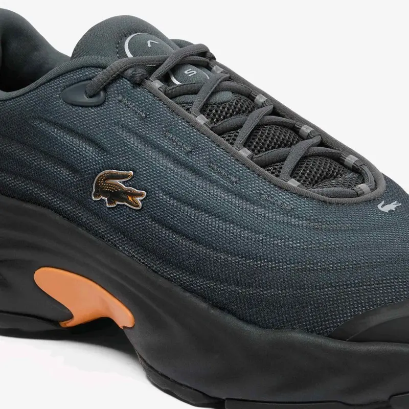 Lacoste Spinor Dark Gray and Orange 6132 - Image 5