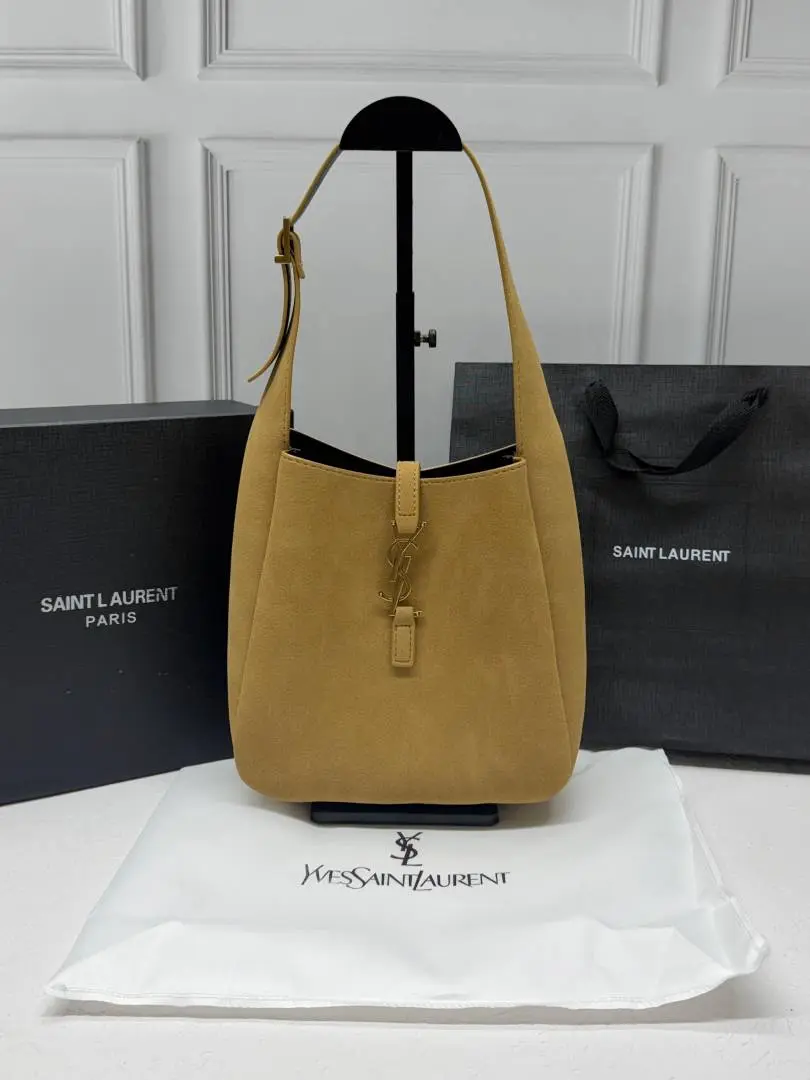 Ysl CB Hobo Suede Premium Shoulder Bag With Original Box & CarryBag - Image 6