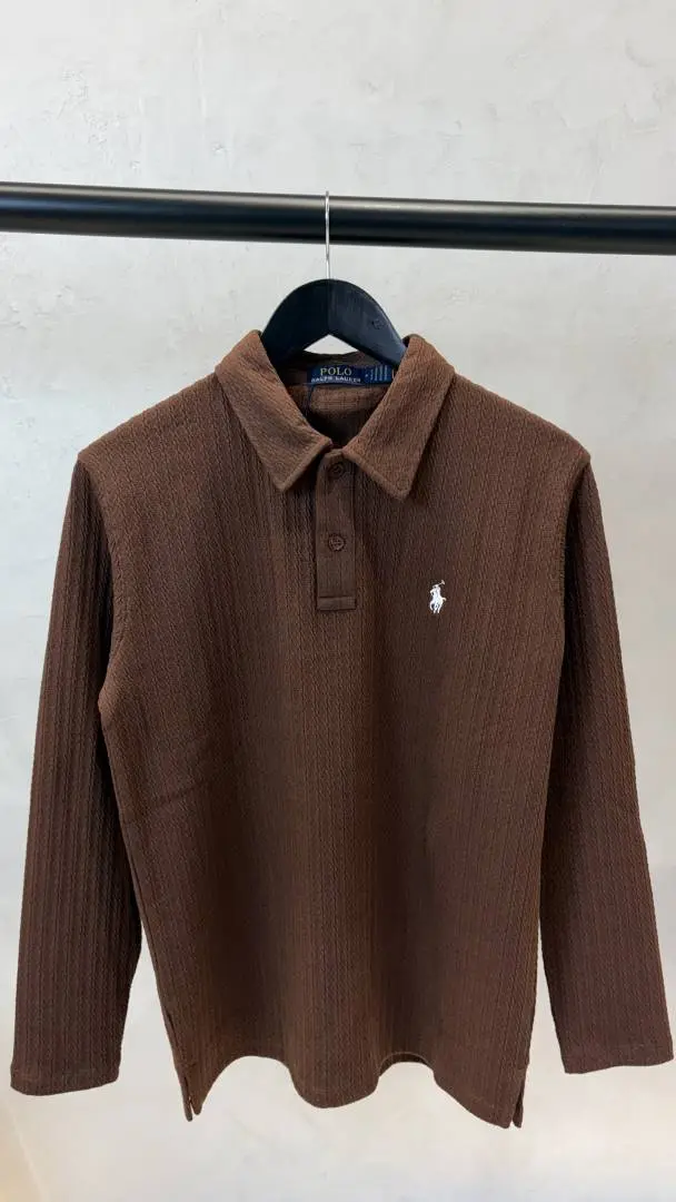 Polo Ralf Lauren Full Sleeves Textured T-Shirt 1052 - Image 4