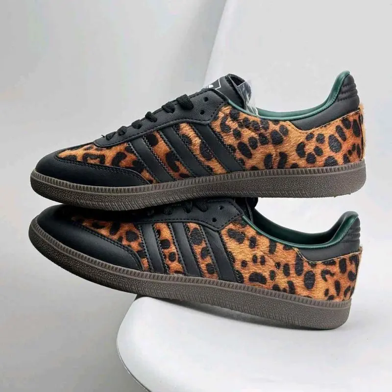 Adidas Samba OG Black Green Leopard 1778 - Image 4