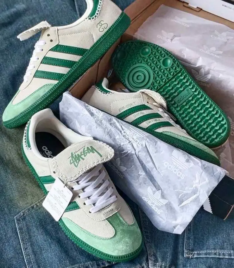 Adidas Samba X Stussy Green - Image 3