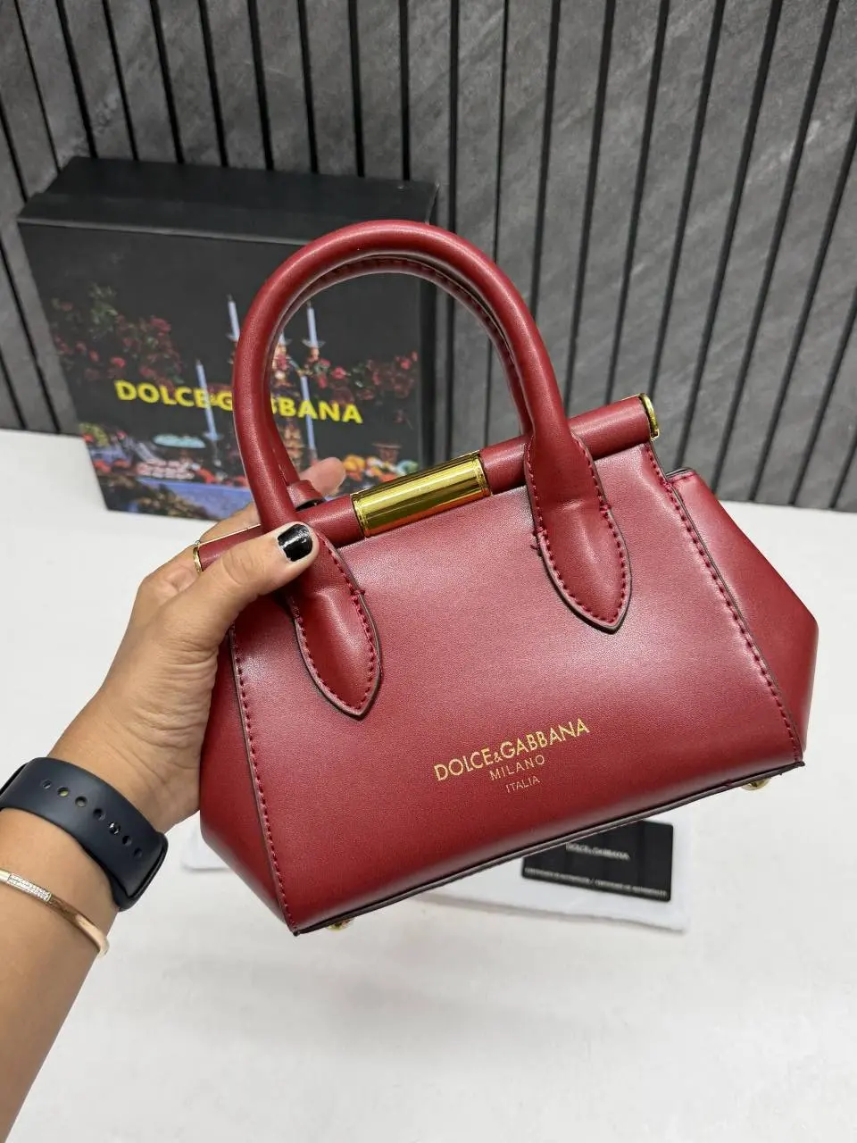 Dolcce & Gabbana 9026 Mini Marlene Red With Original Box & DustCover - Image 6